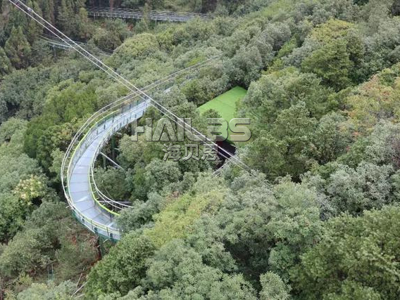 玻璃漂流水滑道