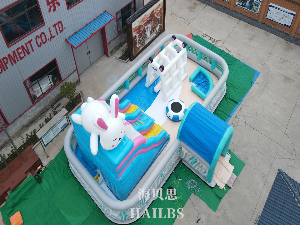 萌兔水上漂浮樂園