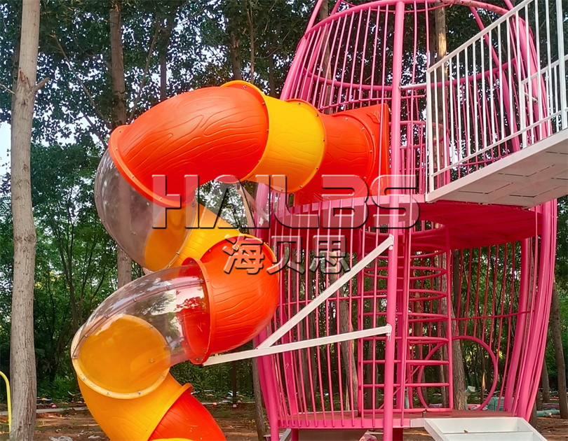 陜西西安無(wú)動(dòng)力親子樂(lè)園施工現(xiàn)場(chǎng)