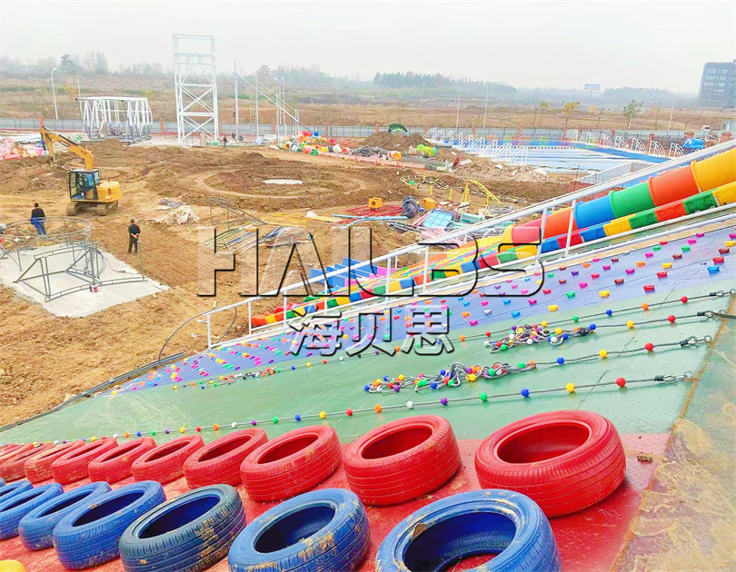 安徽無(wú)動(dòng)力親子樂(lè)園施工現(xiàn)場(chǎng)