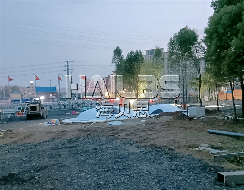 平頂山無(wú)動(dòng)力親子樂(lè)園施工現(xiàn)場(chǎng)