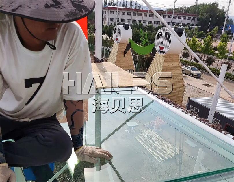 山西晉城無動力親子樂園施工現(xiàn)場