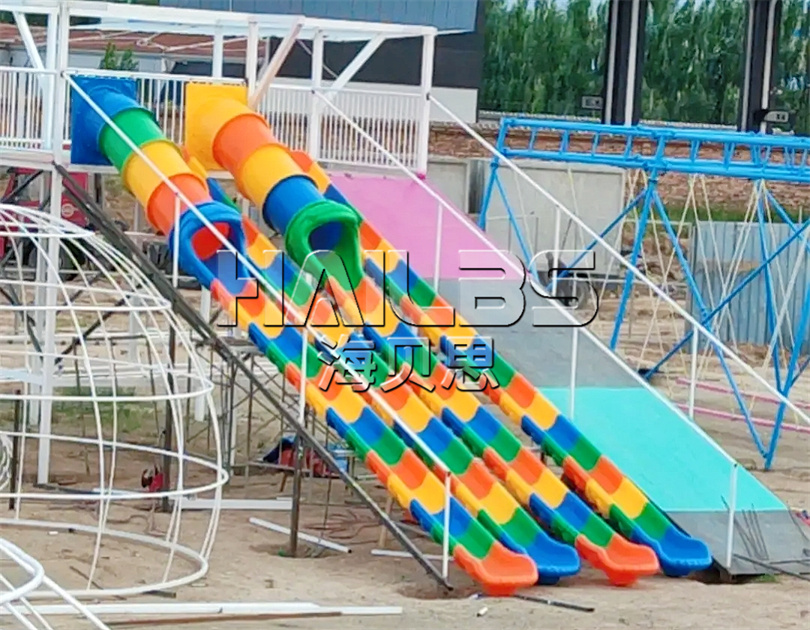 山西晉城無動力親子樂園施工現(xiàn)場