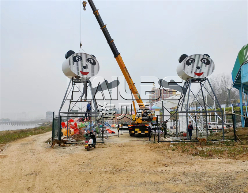 河南洛陽無動力親子樂園施工現(xiàn)場