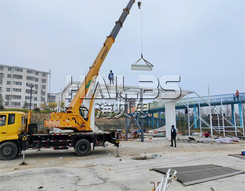河南洛陽無動力親子樂園施工現(xiàn)場