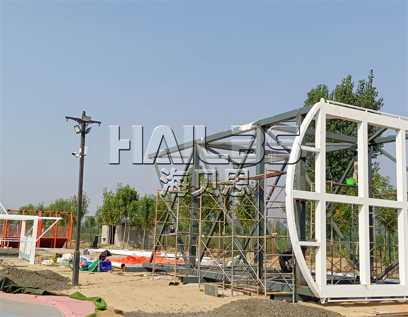 濮陽清豐縣無動(dòng)力樂園施工現(xiàn)場