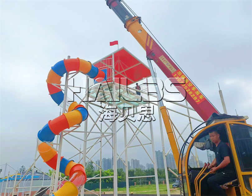 河南商丘無動(dòng)力樂園施工現(xiàn)場(chǎng)