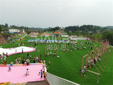 四川渠縣撒歡樂園運(yùn)營現(xiàn)場
