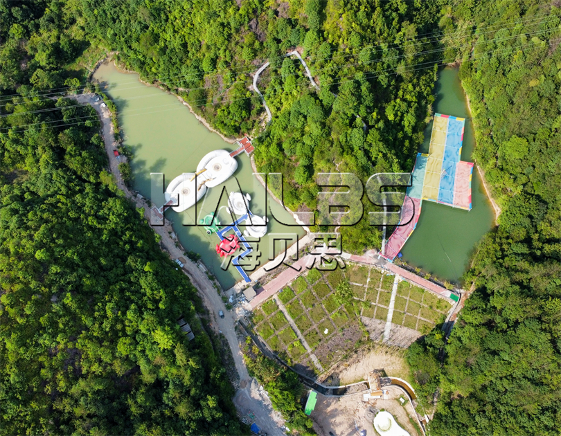 浙江東陽無動(dòng)力樂園安裝現(xiàn)場